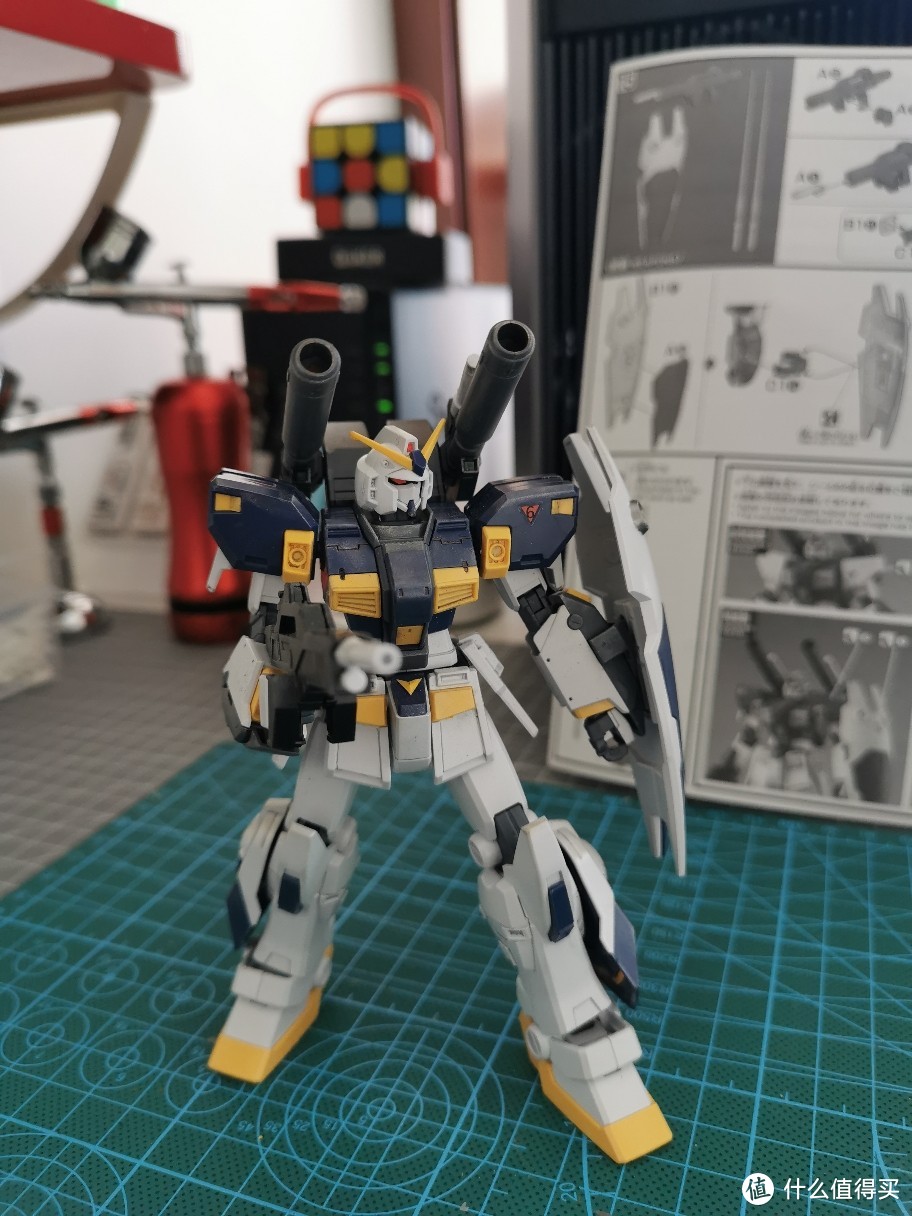 无槽点，简单拼装万代PB限定HG版RX-78-6六号机泥岩