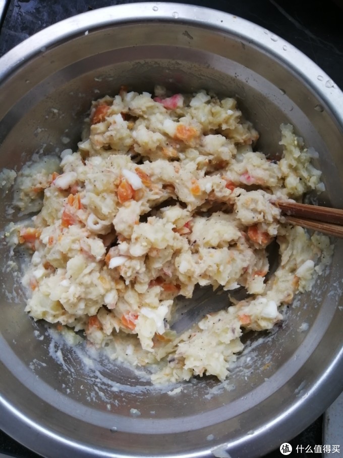 早餐一份减脂又好吃的简化土豆泥沙拉