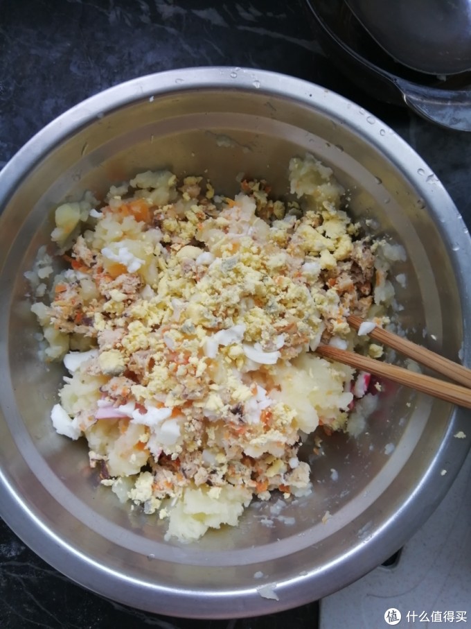 早餐一份减脂又好吃的简化土豆泥沙拉