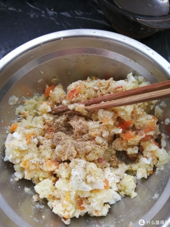 早餐一份减脂又好吃的简化土豆泥沙拉