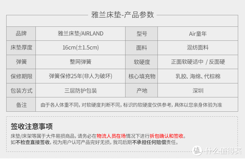 【胖虎评测】NO.10 雅兰儿童系列：Air童年，乳胶一般，无胶固定工艺挺好。