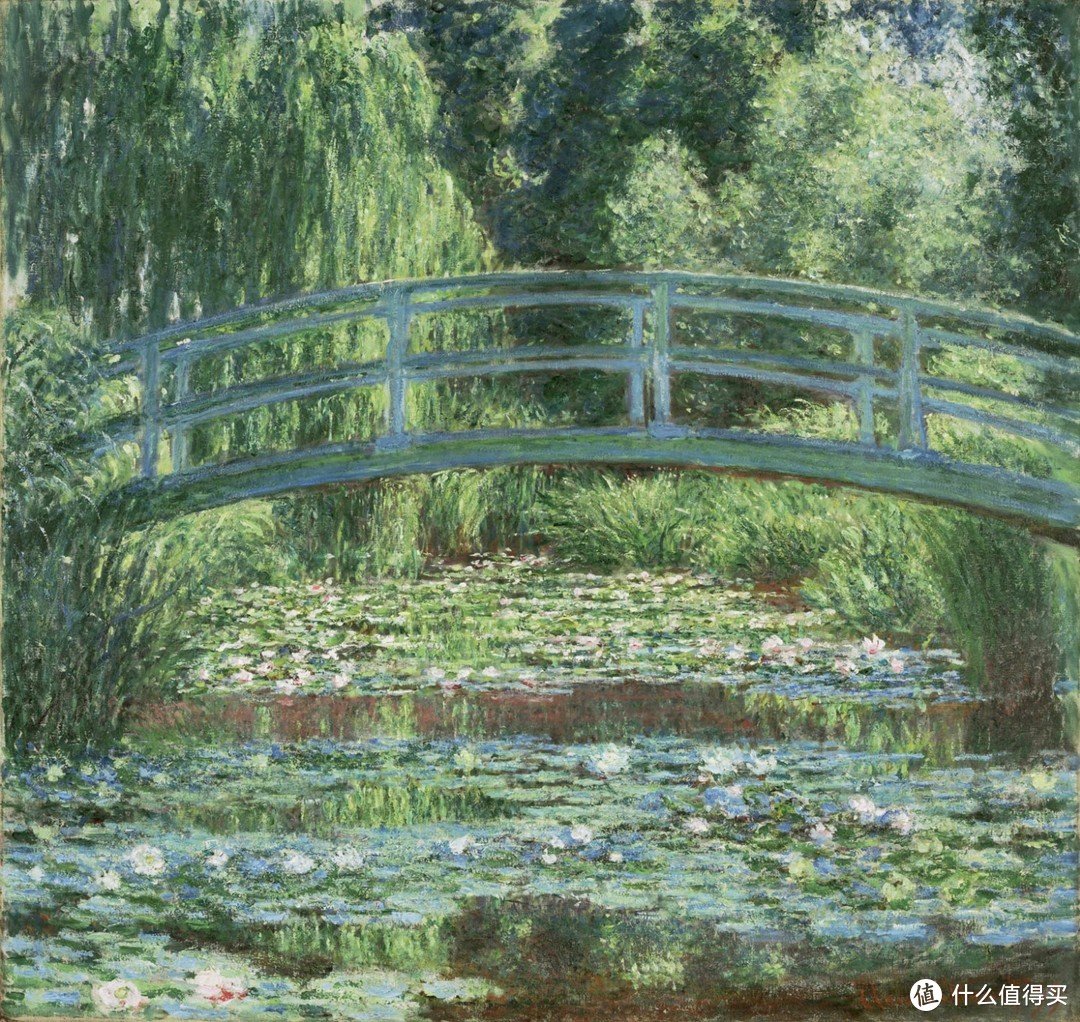 Japanese Footbridge and the Water Lily Pool  1899  收藏于宾州费城艺术博物馆
