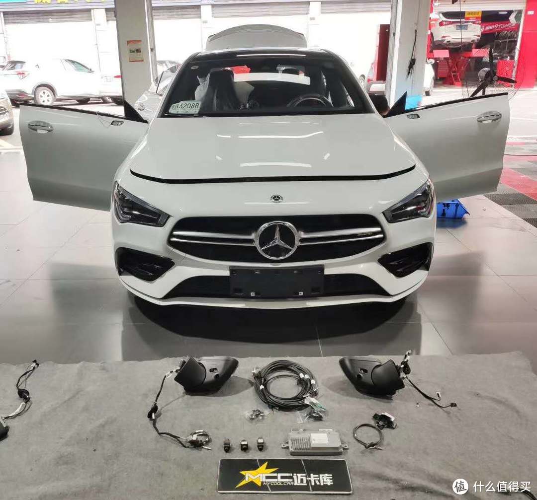 新款奔驰AMG CLA35改装升级原厂360全景影像完工分享