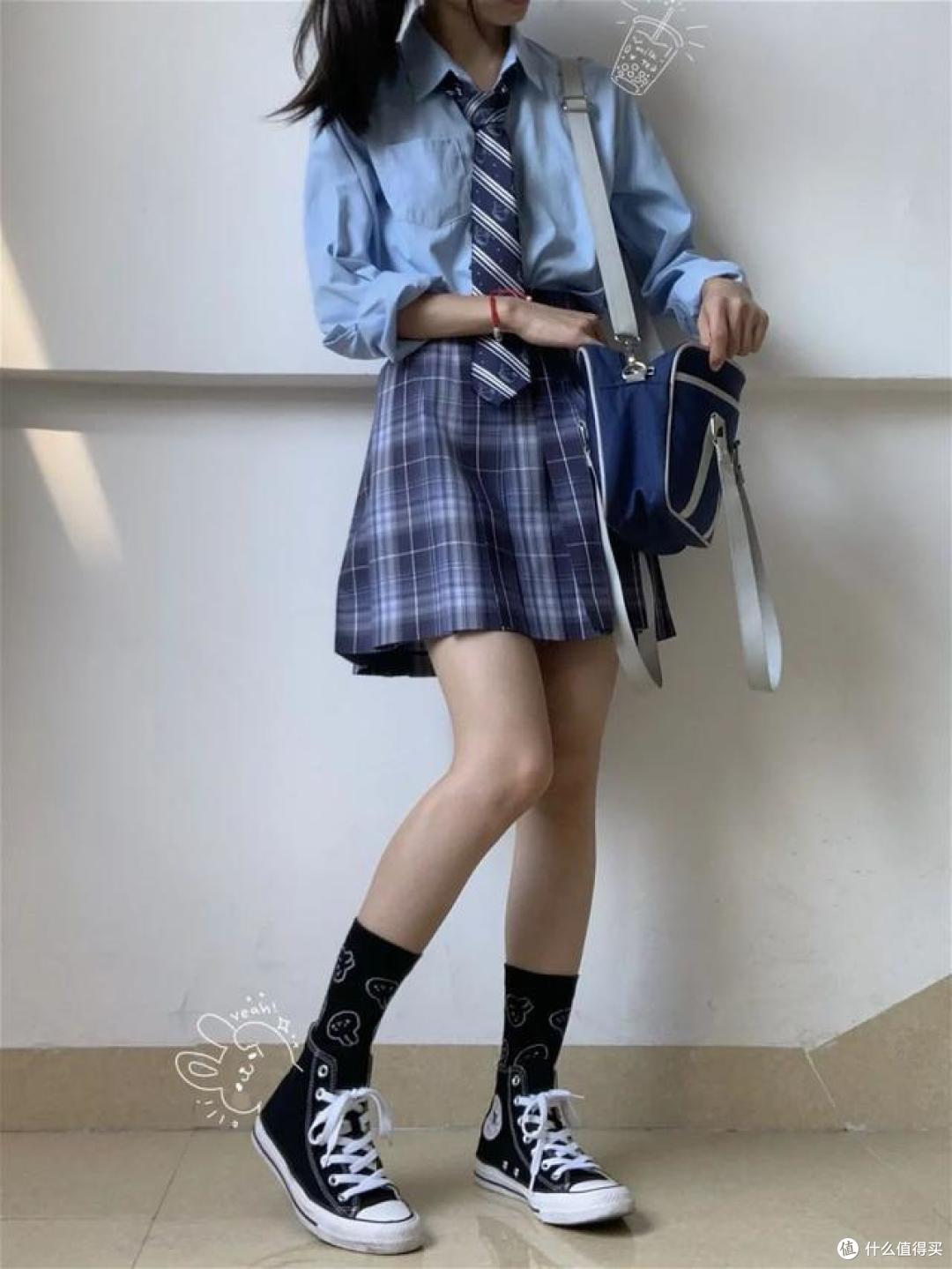 穿搭当jk遇上球鞋