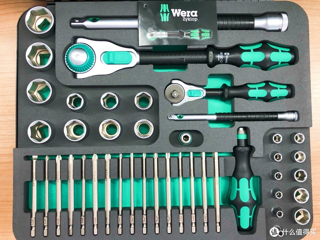 男人的行车必备工具：Wera 8100 SB 2 Zyklop Speed 棘轮扳手组套