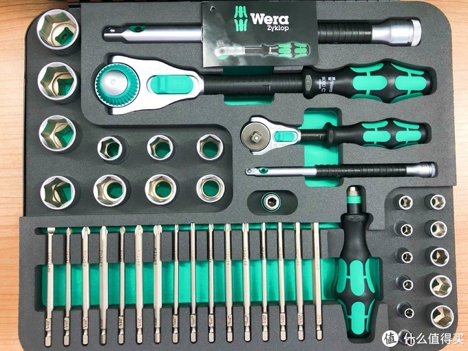 男人的行车必备工具：Wera 8100 SB 2 Zyklop Speed 棘轮扳手组套