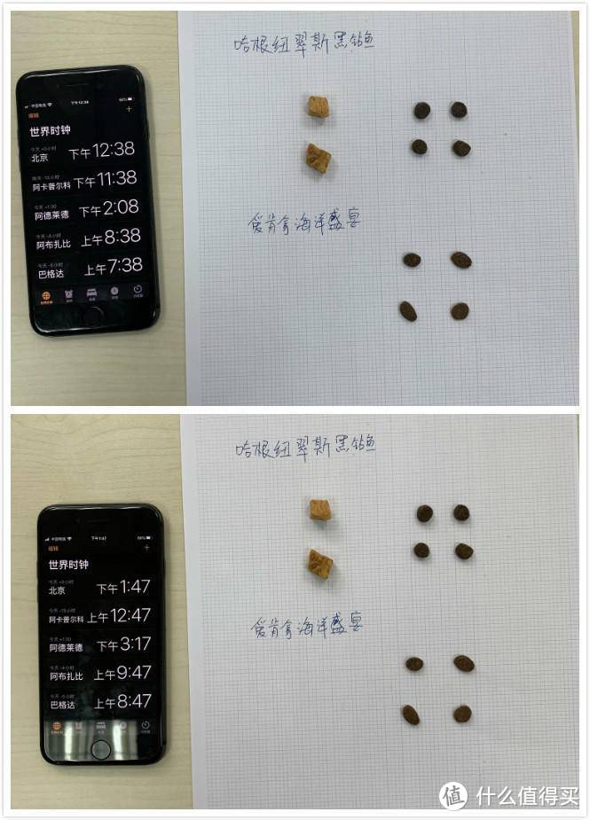  哈根纽翠斯黑钻鱼 VS 爱肯拿海洋盛宴， 进口猫粮评测