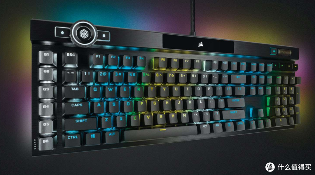 美商海盗船发布K100 RGB机械键盘：自研OPX光轴、iCUE控制中枢
