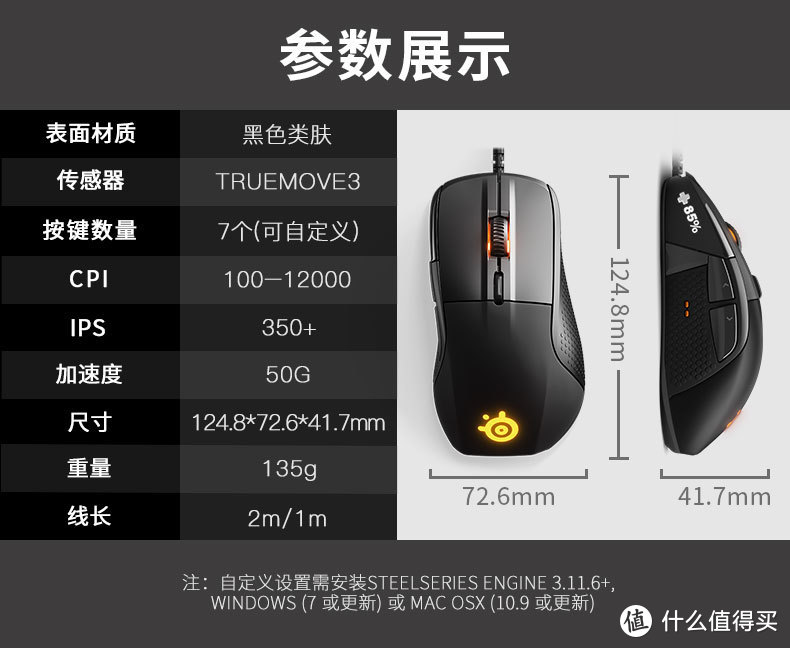 为了一个能看动图的OLED屏幕我又买了一个鼠标——赛睿Rival 710开箱