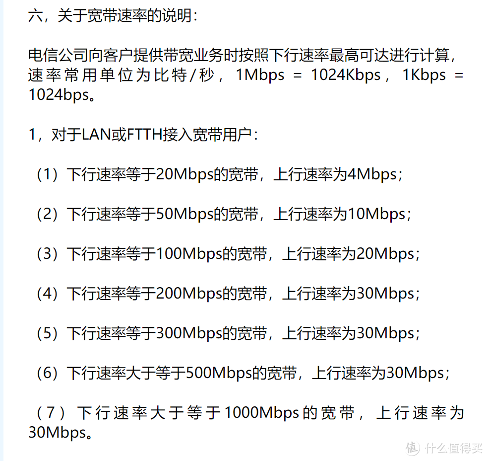 这是我所在地区电信的宽带速率，没错你没有看错1000M的宽带，上行才30M