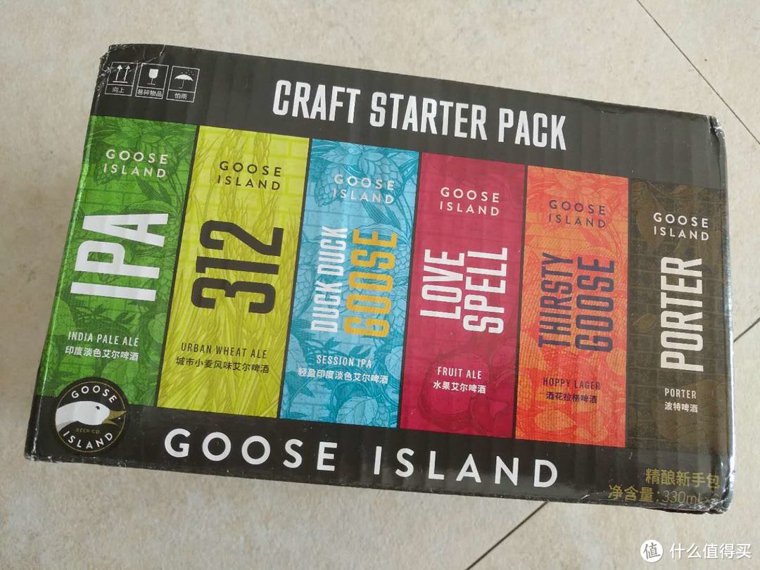 为普及精酿而来——GOOSE ISLAND  鹅岛精酿啤酒新手包6种口味礼盒装轻测