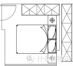 △ 老人房平面图