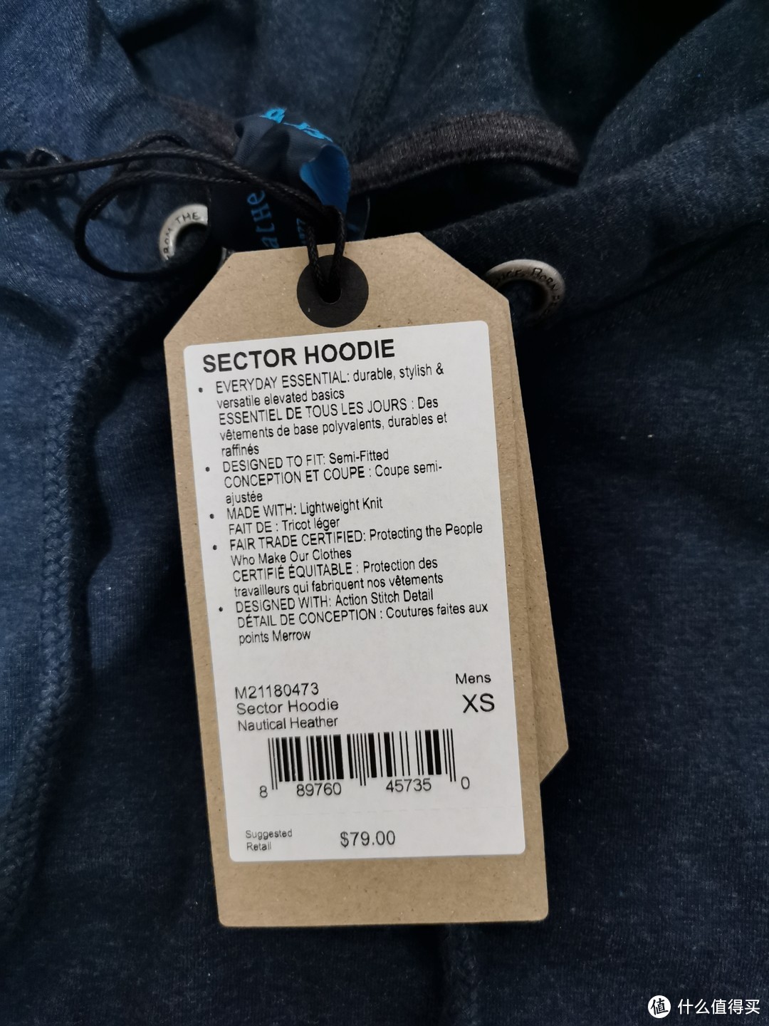 prAna sector hoodie 带帽卫衣分享：平平无奇中隐藏细节