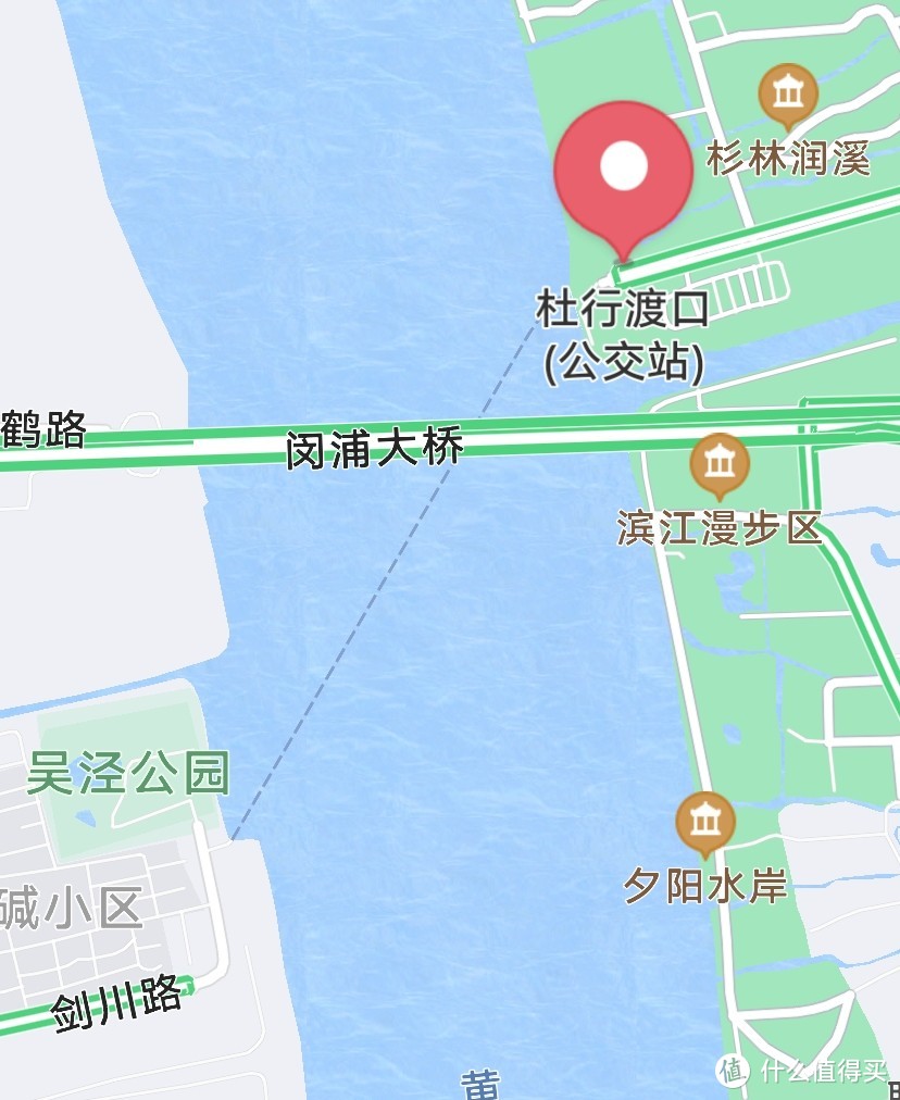 杜行渡口的过江轮渡/闵行剑川路边的一个迷你小渡口/拍跨江大桥风景的好地