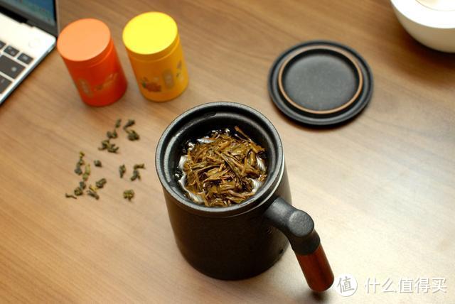 茶水轻松分离，PINZTEA木柄陶瓷泡茶杯，网友：颜值不错