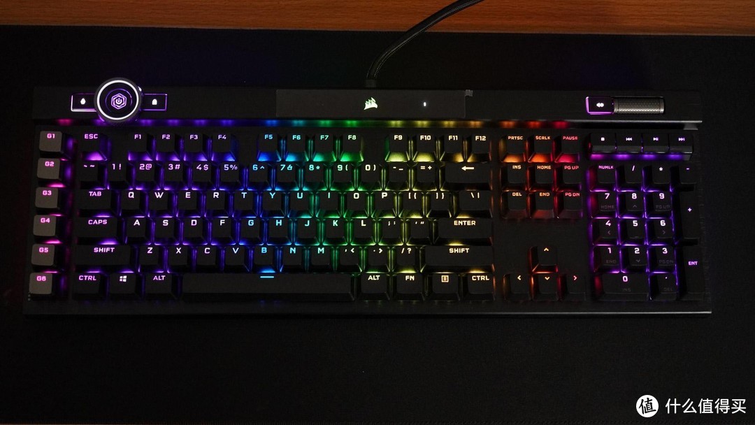 双光齐下！美商海盗船CORSAIR K100 光轴机械键盘