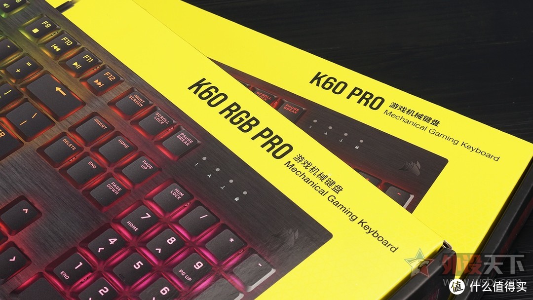 美商海盗船K60 RGB Pro、K60 Pro游戏键盘评测