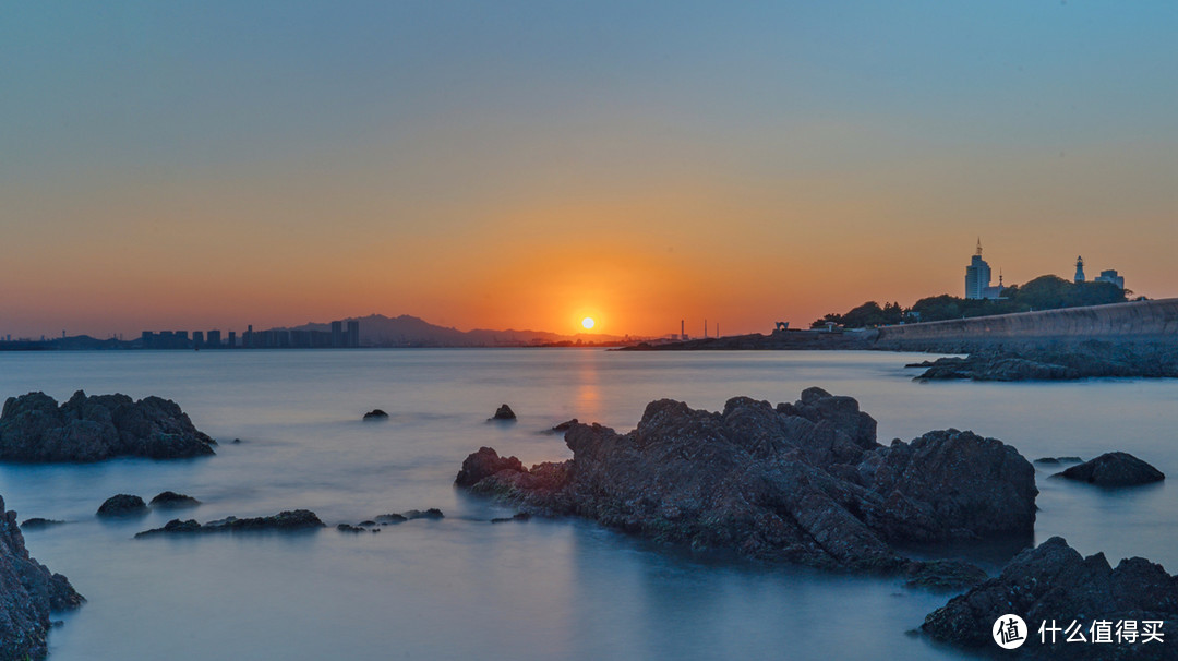 另一天风平浪静的夕阳