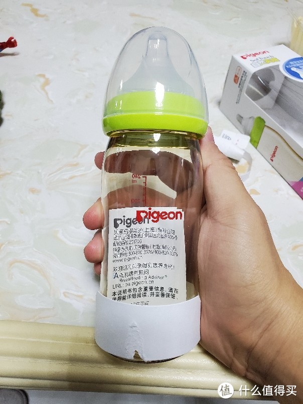 天猫超市57块钱买的 贝亲ppsu奶瓶240ml 国行版 开箱