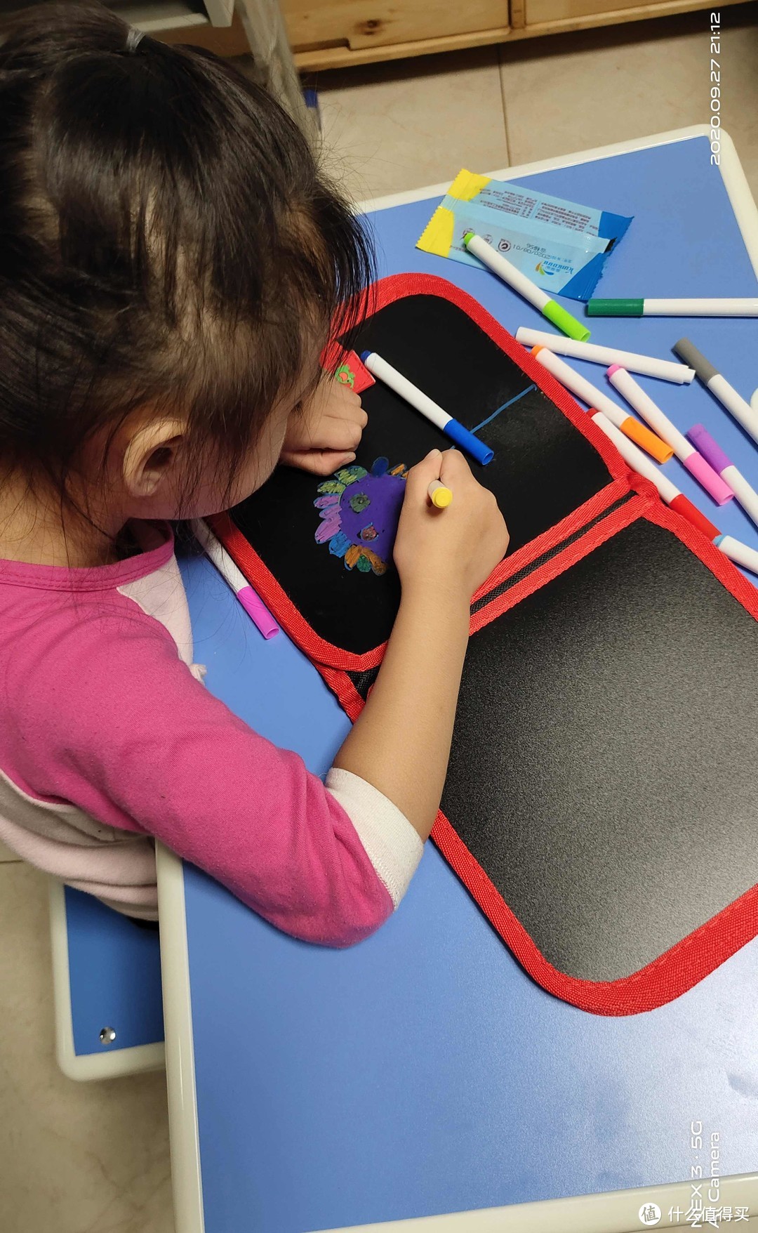 儿童画板涂鸦写字黑板便携双面小黑板