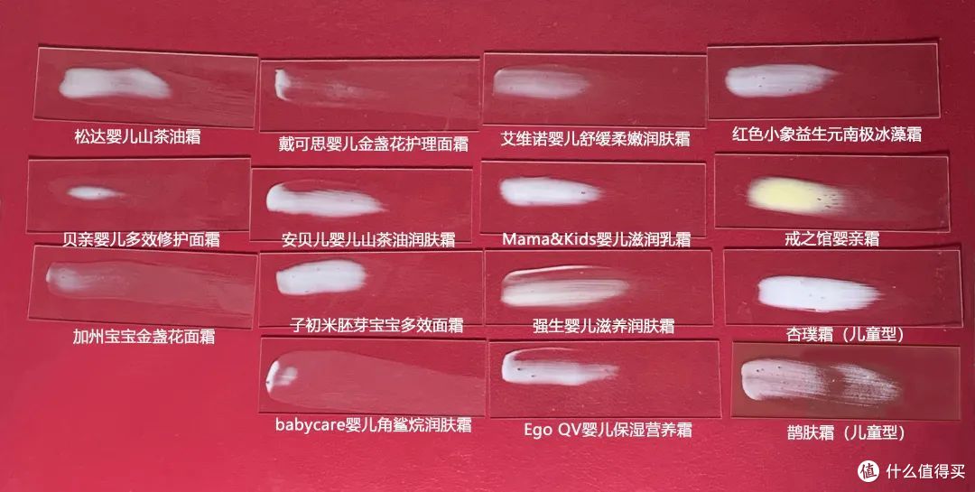 51款宝宝面霜评测【下】：保湿能力差别明显