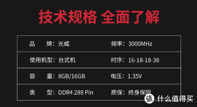 国产内存“双11”发力：光威弈Pro 8GB 3000MHz只要169元