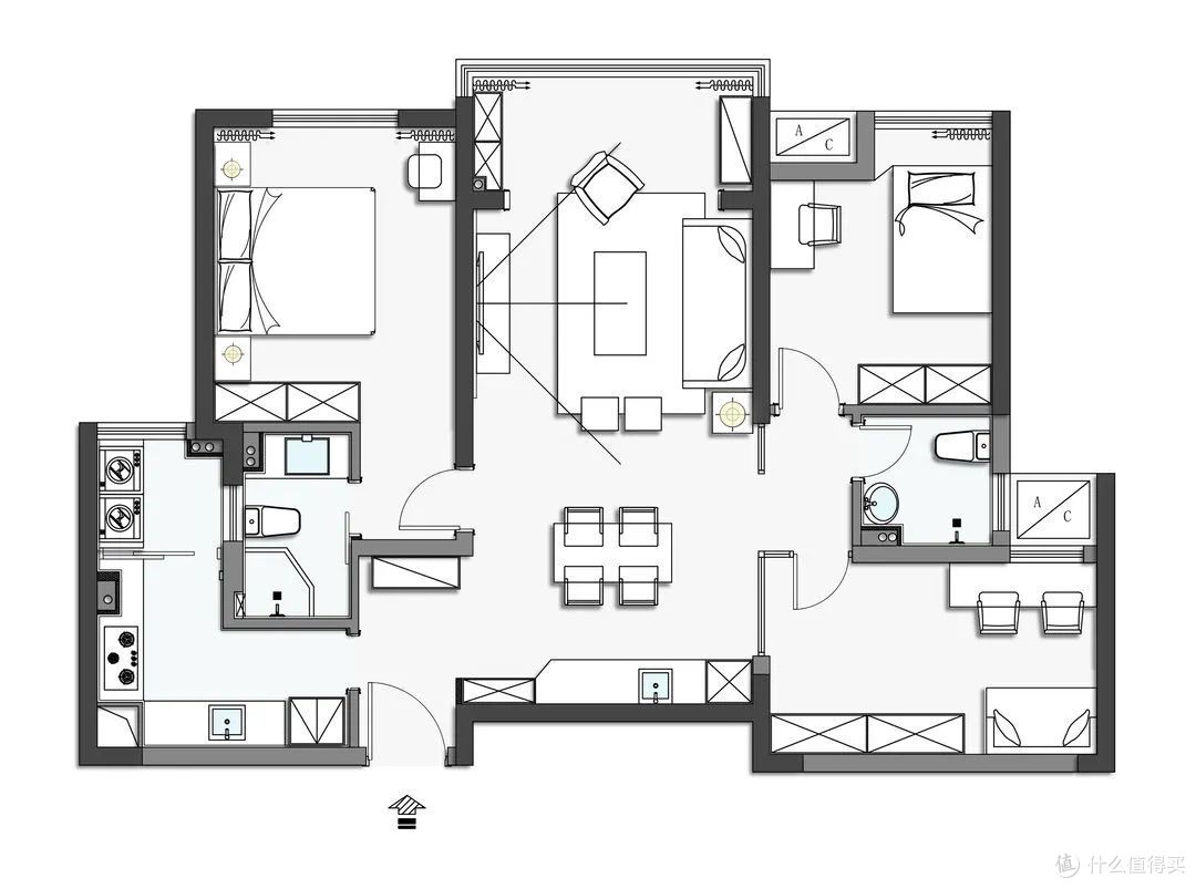 90后新婚夫妻的110㎡之家色调清新格局大气日子简单却幸福