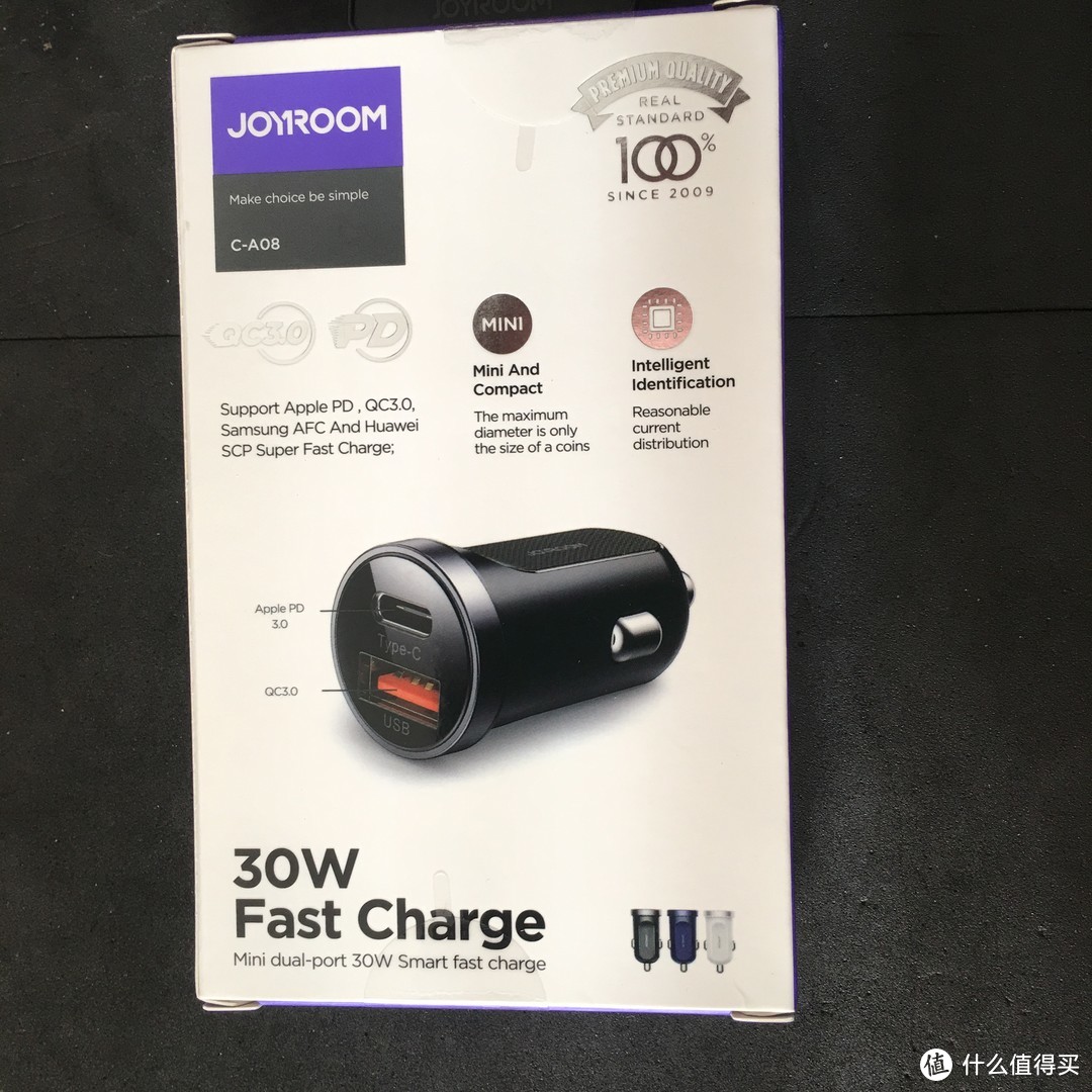 小体积大能量，试用JOYROOM机乐堂1A1C 30W双口快充车充