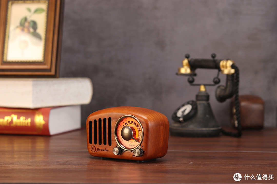 R919创意复古永不落后的实木收音机实木无线蓝牙音箱