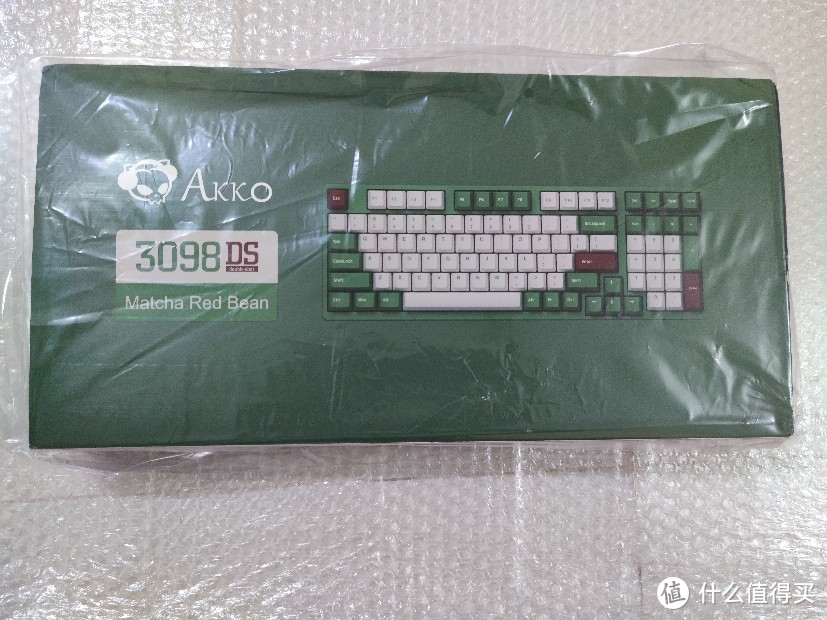 AKKO 3098DS 红豆抹茶机械键盘开箱（粉轴）