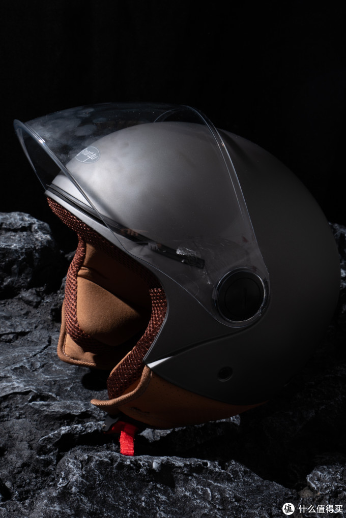 给我的电动三轮车配个复古骑士头盔