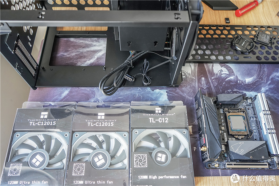 风冷小钢炮！10700K+3080+利民霜灵FS140+乔思伯V8机箱装机