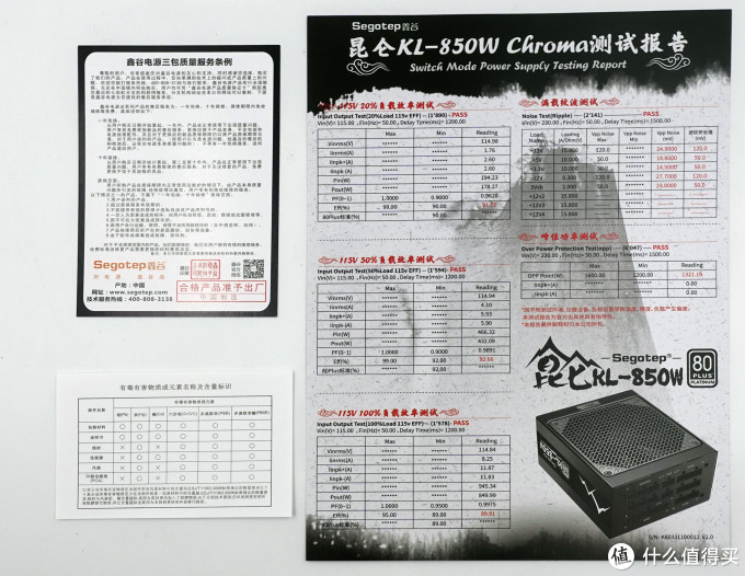 鑫谷 昆仑KL-850W 白金全模组电源