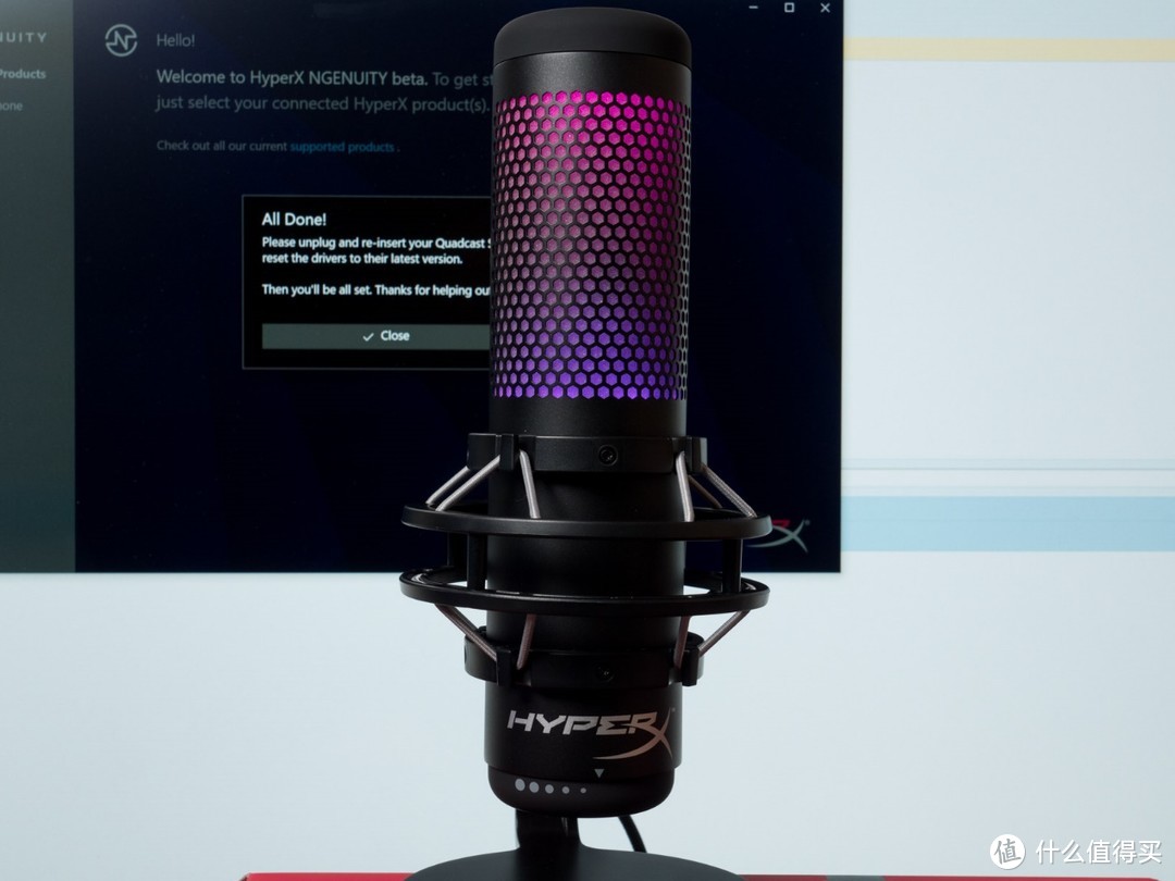 麦克风亦可RGB HyperX Quadcast S声浪加强版RGB专业麦克风评测