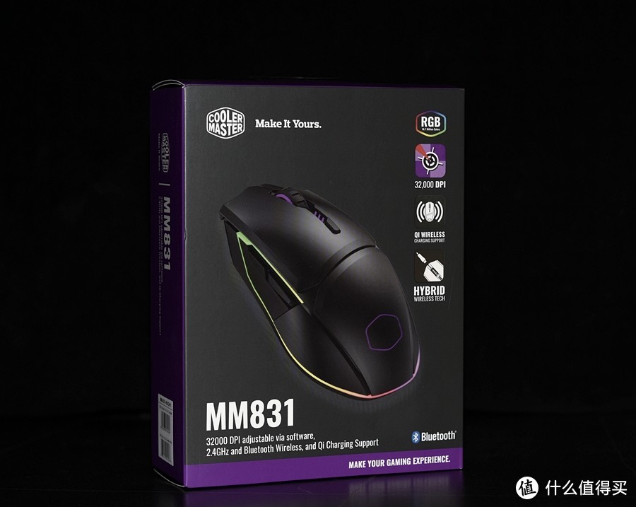 无线三模鼠标的另一种选择：酷冷至尊MM831 还支持无线充电！！！
