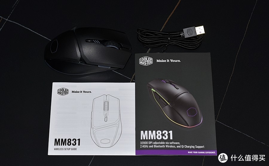 无线三模鼠标的另一种选择：酷冷至尊MM831 还支持无线充电！！！