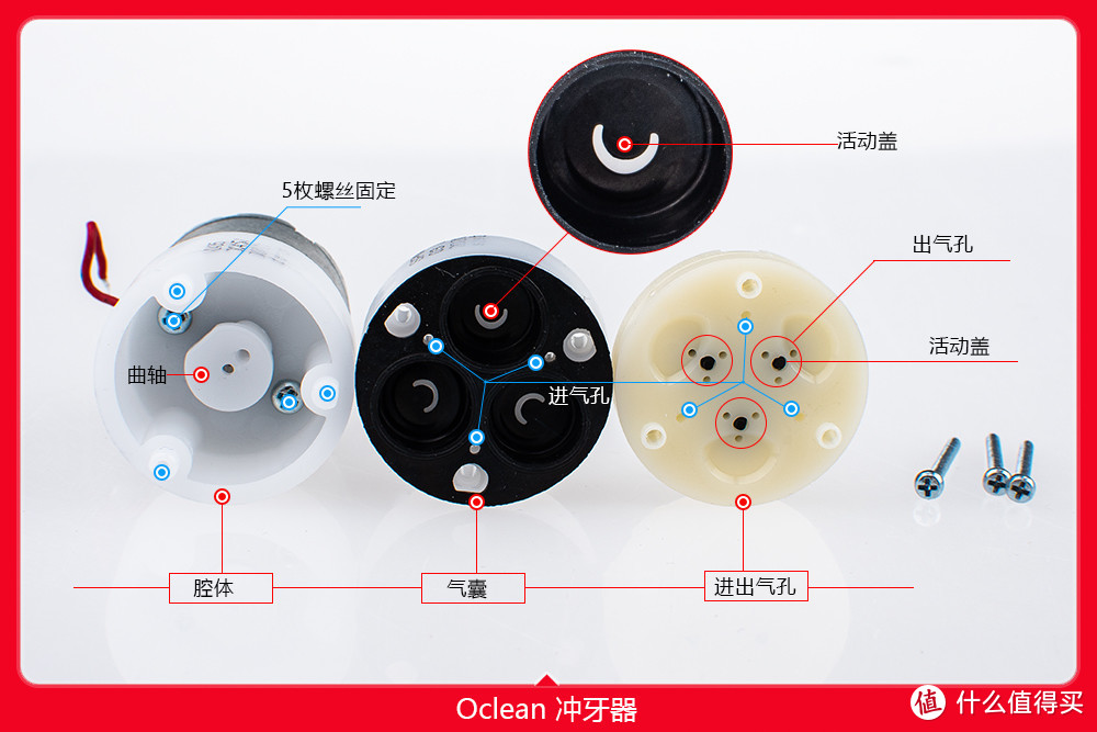 空气动力+迷你身材，国货能否自强？Oclean W1冲牙器拆机