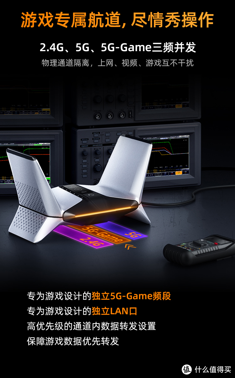 专属5G-Game通道，尽情游戏！MIFON X1攀升联名版电竞路由器上手