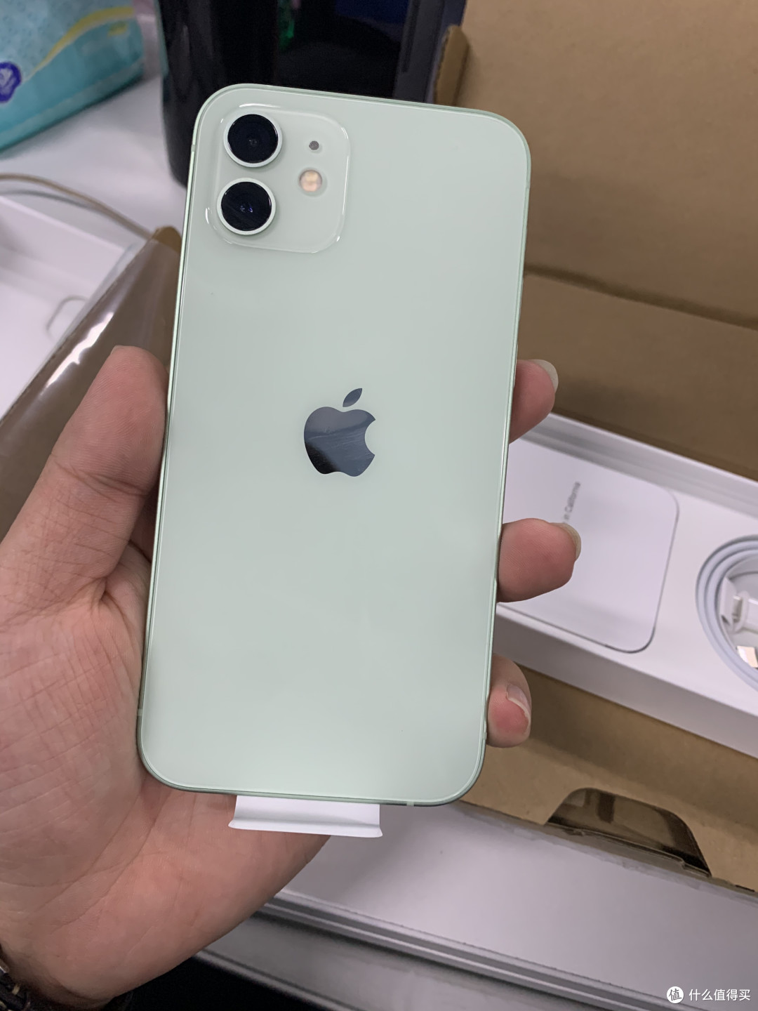 小新好物分享开箱iphone12128g绿色