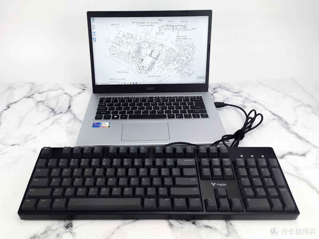 百元的原厂樱桃轴键盘，雷柏V860-104开箱分享