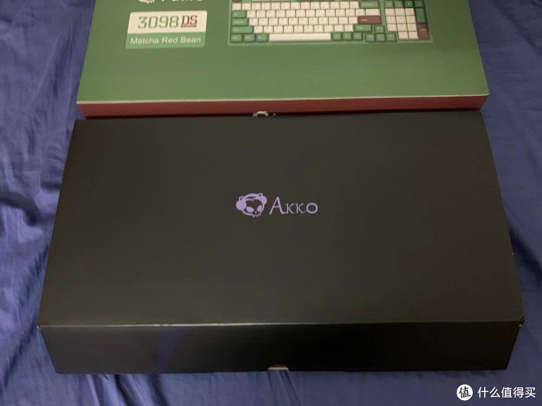 国货之光-AKKO 3098粉轴 红豆抹茶机械键盘开箱