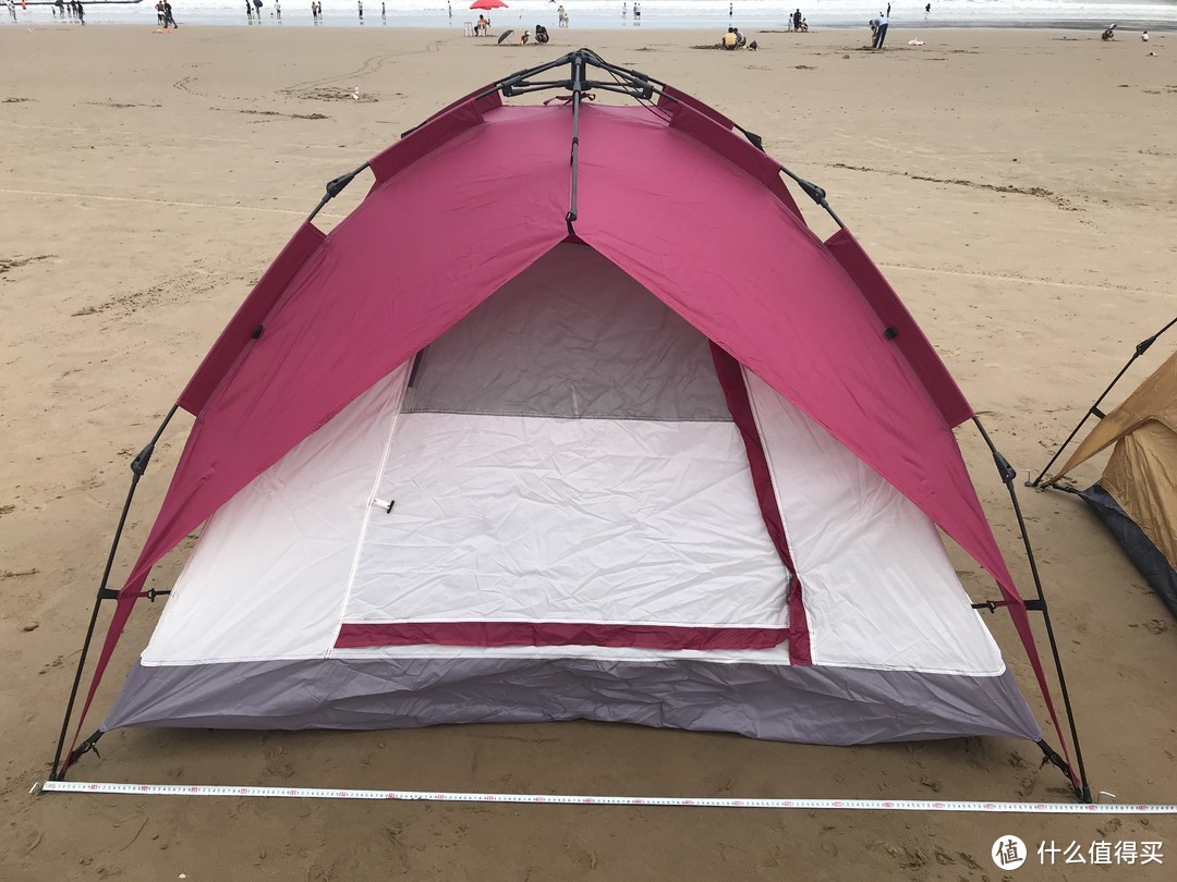 骆驼帐篷，外帐长约2.1米