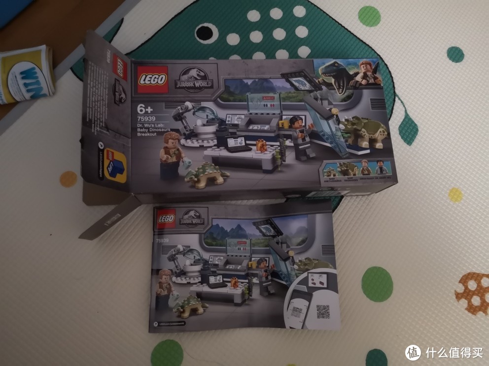乐高75939侏罗纪世界小精彩幼儿恐龙实验室研究员人仔