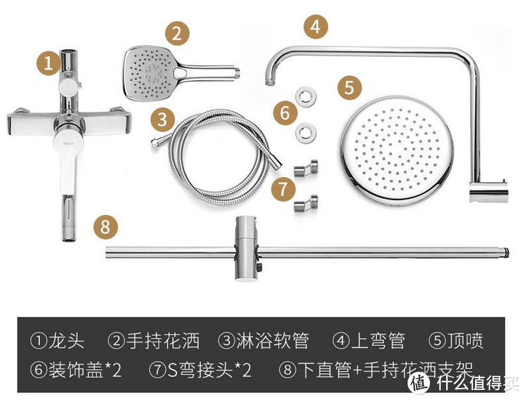 花洒内部结构图片