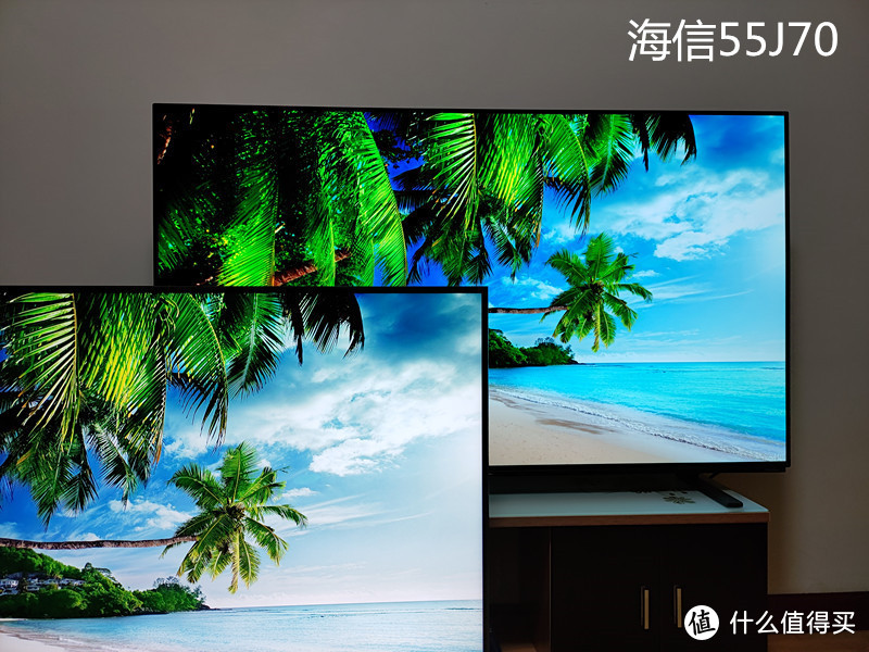 7000元的电视和3000元的电视有什么差别？海信OLED电视55J70评测