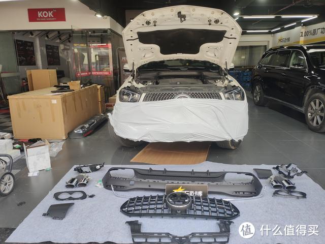 奔驰GLE350 GLE450改AMG GLE53包围，竖条中网