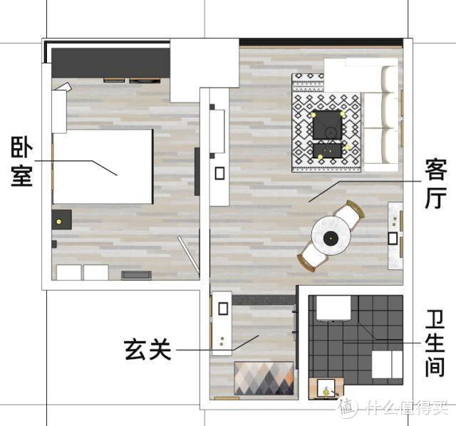 花5万爆改40㎡出租房，房屋配色素雅，却耐看又有高级感