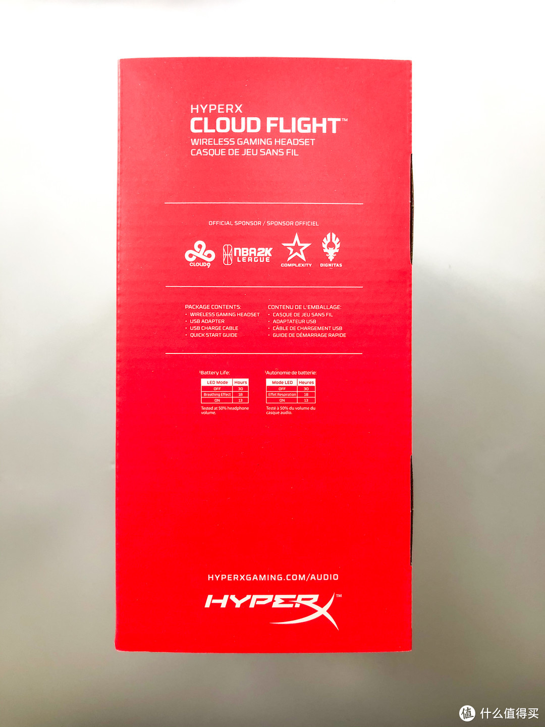 HyperX Cloud Flight 2.4G无线耳机使用体验