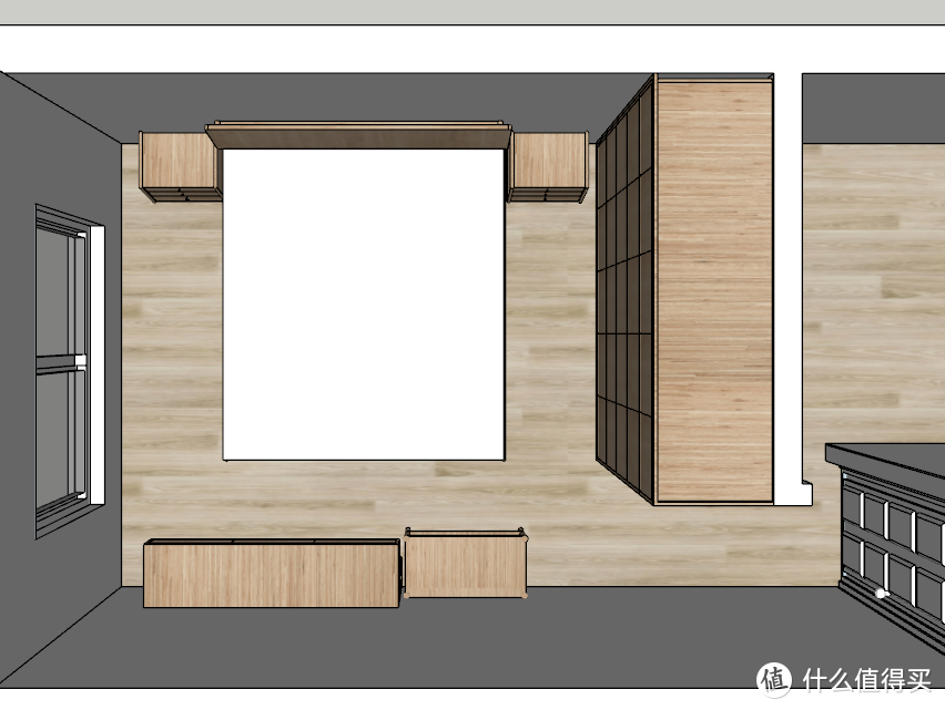 魔都三居全屋订，黑胡桃木家具这样搭太惊艳啦~