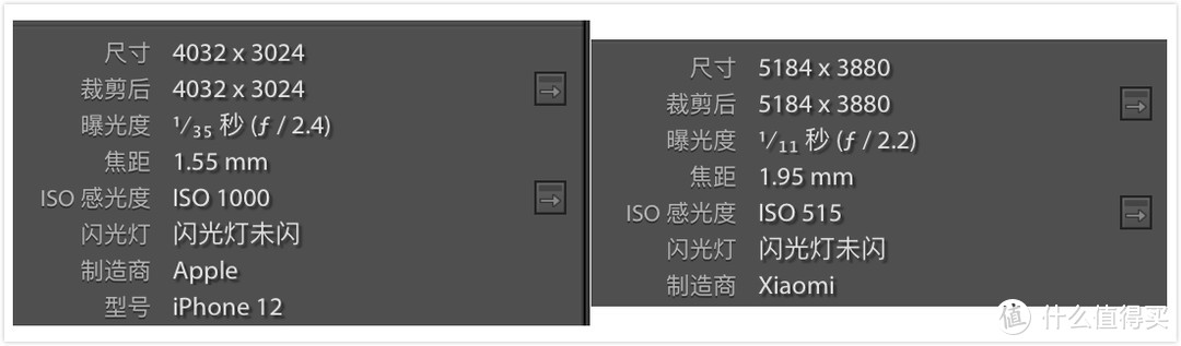 苹果iPhone 12 与小米 10 至尊纪念版超广角夜间拍照详细对比